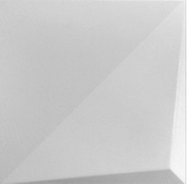 Roca Tile - GeoDepth Quasar Square Matte White 6 x 6