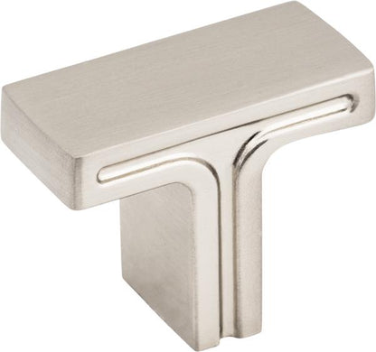Jeffrey Alexander - 1-3/8 Inch Overall Length Rectangle Anwick Cabinet Knob