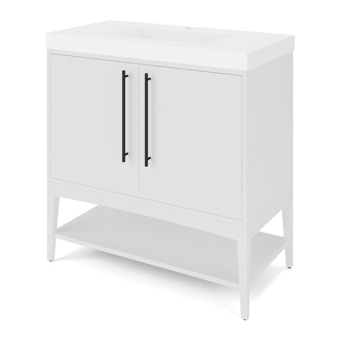 Jeffrey Alexander - Tempest 36 Inch W  Single Basin Bathroom Vanity Set
