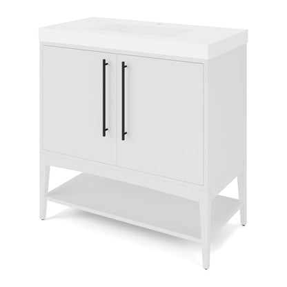 Jeffrey Alexander - Tempest 36 Inch W  Single Basin Bathroom Vanity Set