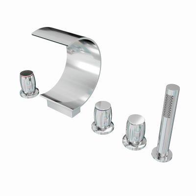 Maidstone - Roman Deck Mount Faucets With Handshower - Waterfall