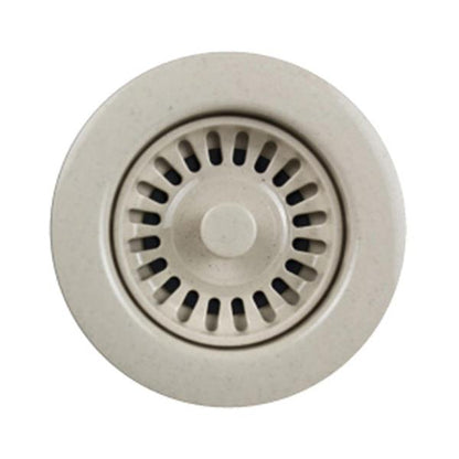 Hamat - 3-1/2 Inch  Speckled Granite Black Disposal Flange/Strainer