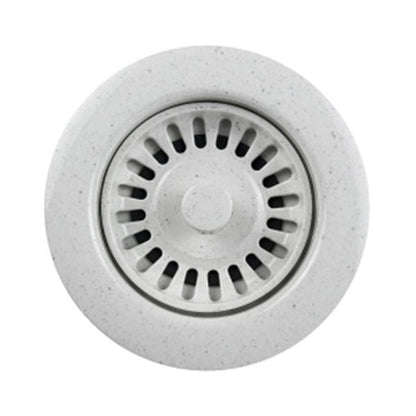 Hamat - 3-1/2 Inch  Speckled Granite Black Disposal Flange/Strainer