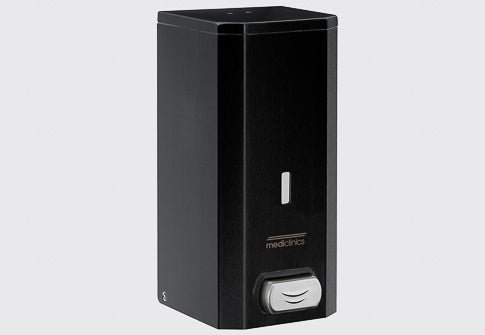 Sonia - Soap Dispenser Wall-Mounted Rectangular Inox Black