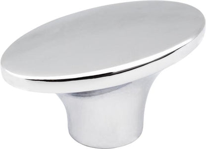 Jeffrey Alexander - 1-7/8 Inch Overall Length Oval Hudson Cabinet Knob