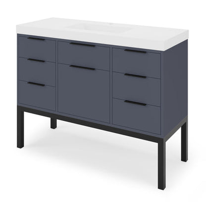 Jeffrey Alexander - Gardner 48 Inch W  Single Basin Bathroom Vanity Set