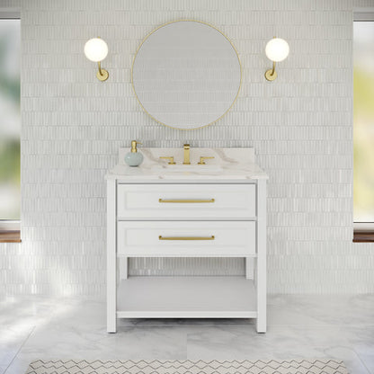 Jeffrey Alexander - Kipling 36 Inch W  Single Basin Bathroom Vanity Set