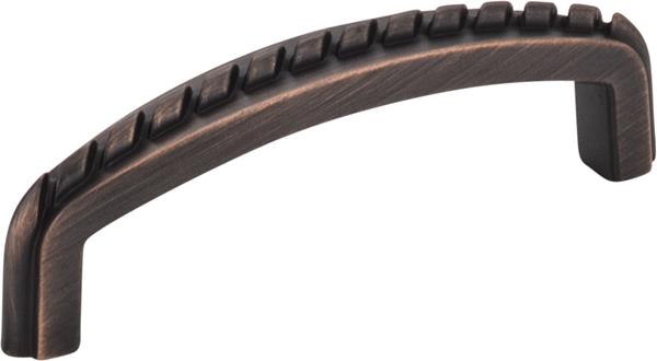 Elements - 3 Inch Center-to-Center Rope Detailed Cypress Cabinet Pull