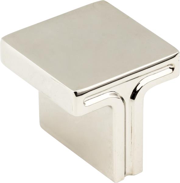 Jeffrey Alexander - 1-1/8 Inch Overall Length Square Anwick Cabinet Knob