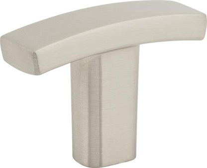 Elements - 1-1/2 Inch Overall Length Square Thatcher Cabinet  T Knob