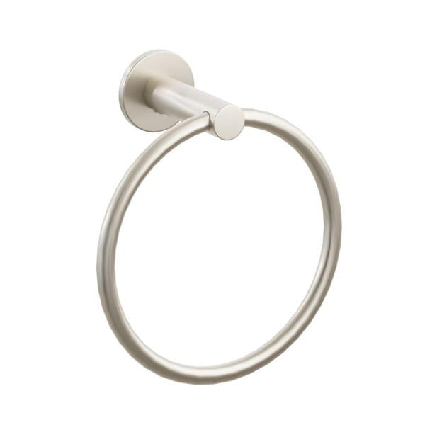 Emtek - Modern Tubular Brass Towel Ring 6-3/4 Inch
