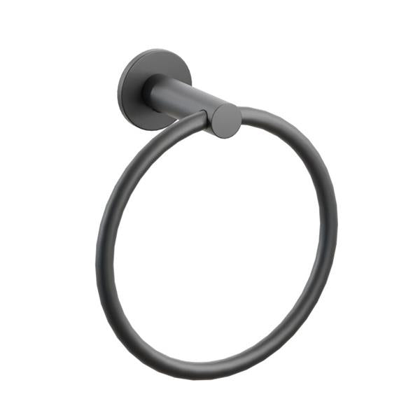 Emtek - Modern Tubular Brass Towel Ring 6-3/4 Inch