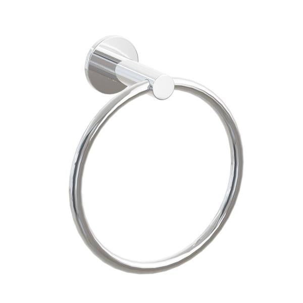 Emtek - Modern Tubular Brass Towel Ring 6-3/4 Inch
