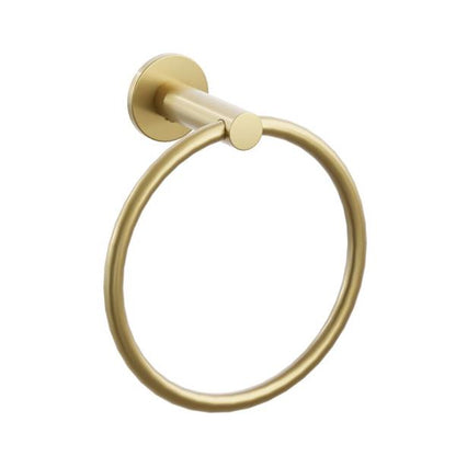 Emtek - Modern Tubular Brass Towel Ring 6-3/4 Inch