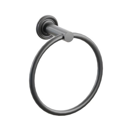 Emtek - Modern Tubular Brass Towel Ring 6-3/4 Inch