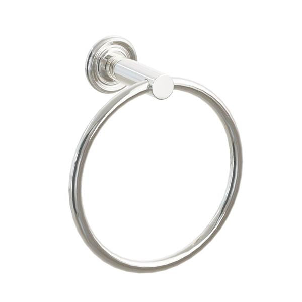 Emtek - Modern Tubular Brass Towel Ring 6-3/4 Inch