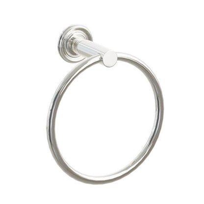 Emtek - Modern Tubular Brass Towel Ring 6-3/4 Inch