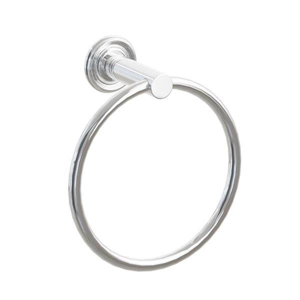 Emtek - Modern Tubular Brass Towel Ring 6-3/4 Inch