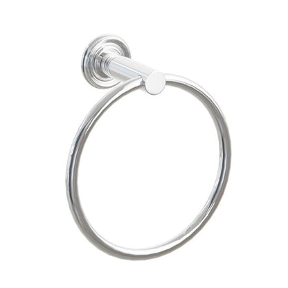 Emtek - Modern Tubular Brass Towel Ring 6-3/4 Inch