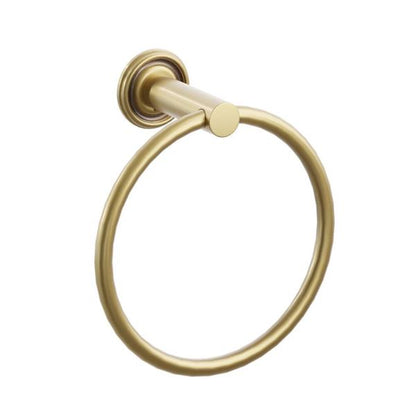 Emtek - Modern Tubular Brass Towel Ring 6-3/4 Inch