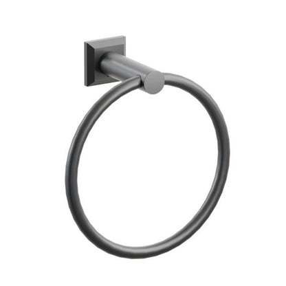 Emtek - Modern Tubular Brass Towel Ring 6-3/4 Inch