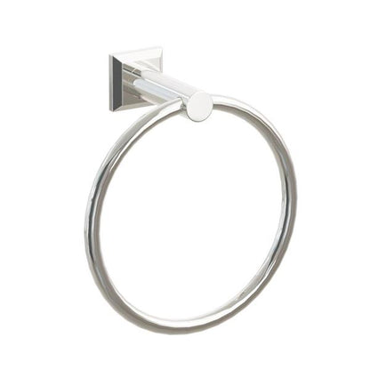 Emtek - Modern Tubular Brass Towel Ring 6-3/4 Inch