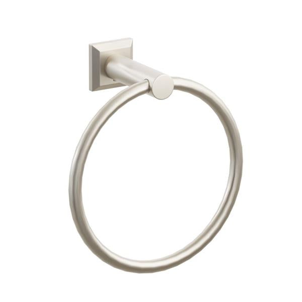 Emtek - Modern Tubular Brass Towel Ring 6-3/4 Inch