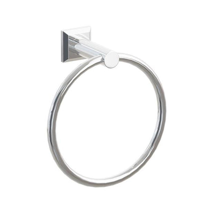 Emtek - Modern Tubular Brass Towel Ring 6-3/4 Inch