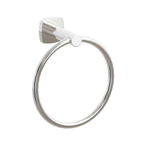 Emtek - Modern Tubular Brass Towel Ring 6-3/4 Inch