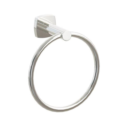 Emtek - Modern Tubular Brass Towel Ring 6-3/4 Inch