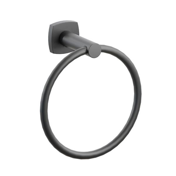 Emtek - Modern Tubular Brass Towel Ring 6-3/4 Inch