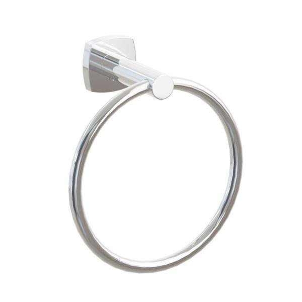 Emtek - Modern Tubular Brass Towel Ring 6-3/4 Inch