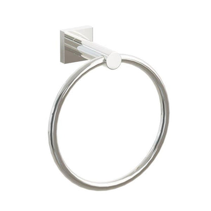Emtek - Modern Tubular Brass Towel Ring 6-3/4 Inch