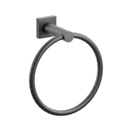 Emtek - Modern Tubular Brass Towel Ring 6-3/4 Inch
