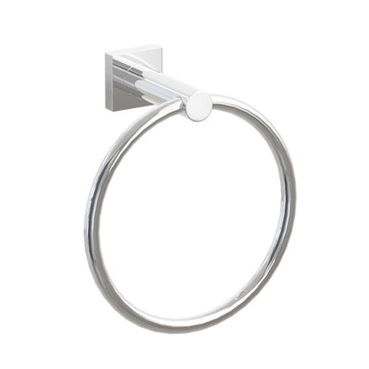 Emtek - Modern Tubular Brass Towel Ring 6-3/4 Inch