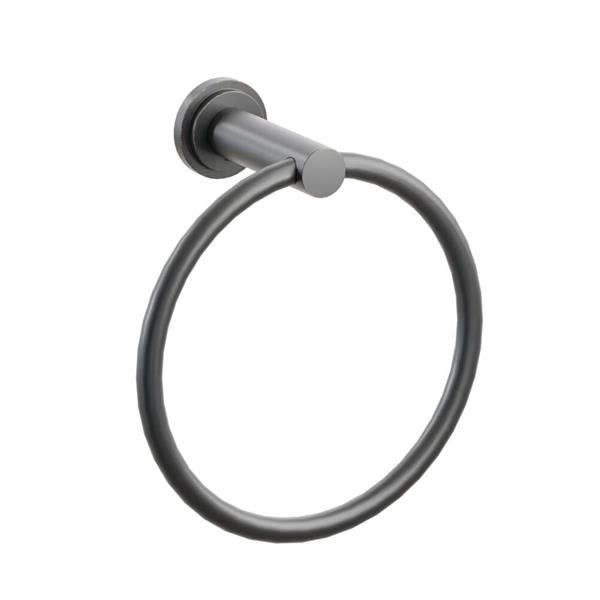 Emtek - Modern Tubular Brass Towel Ring 6-3/4 Inch