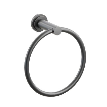 Emtek - Modern Tubular Brass Towel Ring 6-3/4 Inch