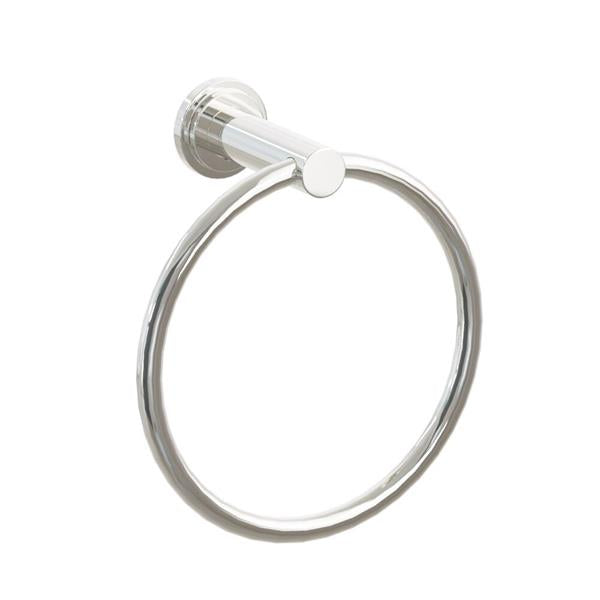 Emtek - Modern Tubular Brass Towel Ring 6-3/4 Inch