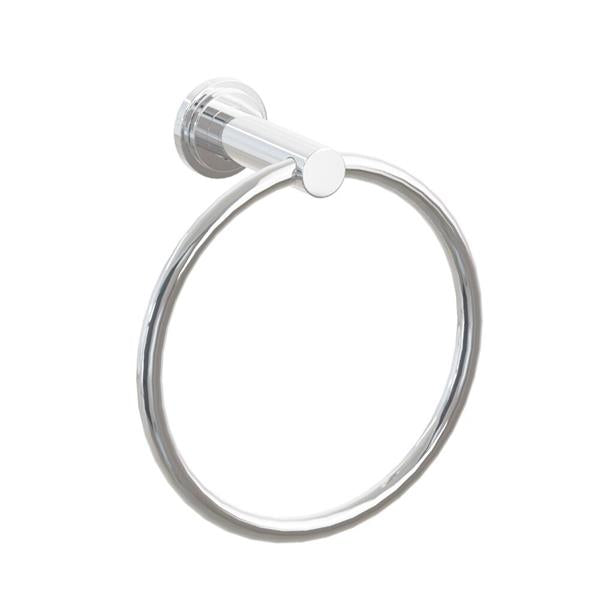 Emtek - Modern Tubular Brass Towel Ring 6-3/4 Inch