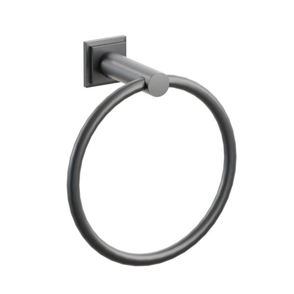 Emtek - Modern Tubular Brass Towel Ring 6-3/4 Inch