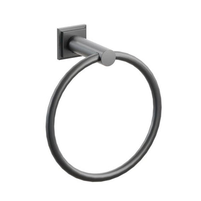 Emtek - Modern Tubular Brass Towel Ring 6-3/4 Inch