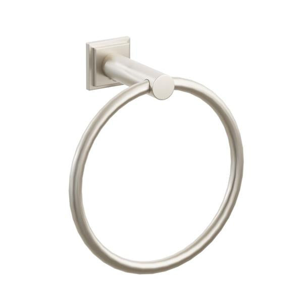 Emtek - Modern Tubular Brass Towel Ring 6-3/4 Inch