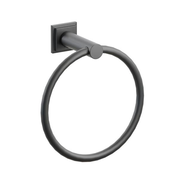Emtek - Modern Tubular Brass Towel Ring 6-3/4 Inch