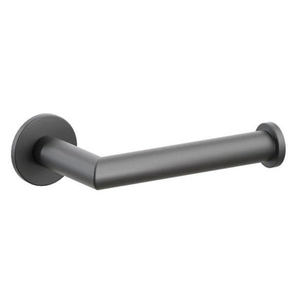 Emtek - Modern Tubular Brass Paper Holder, Single Post