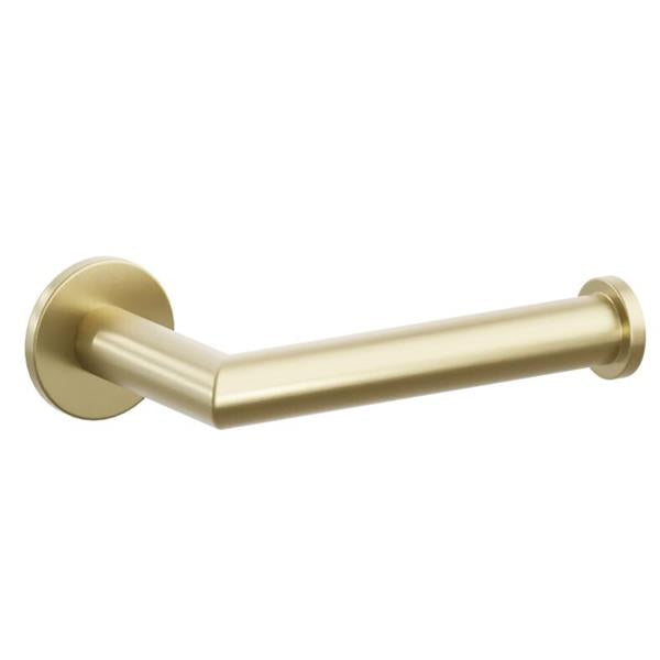 Emtek - Modern Tubular Brass Paper Holder, Single Post