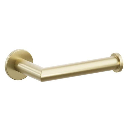 Emtek - Modern Tubular Brass Paper Holder, Single Post
