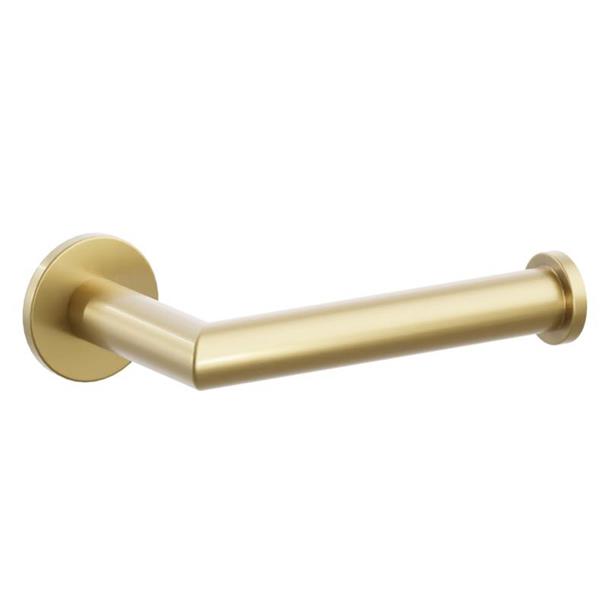 Emtek - Modern Tubular Brass Paper Holder, Single Post