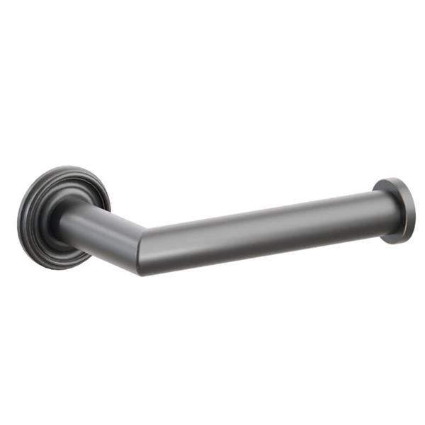 Emtek - Modern Tubular Brass Paper Holder, Single Post