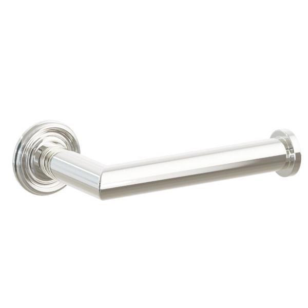 Emtek - Modern Tubular Brass Paper Holder, Single Post