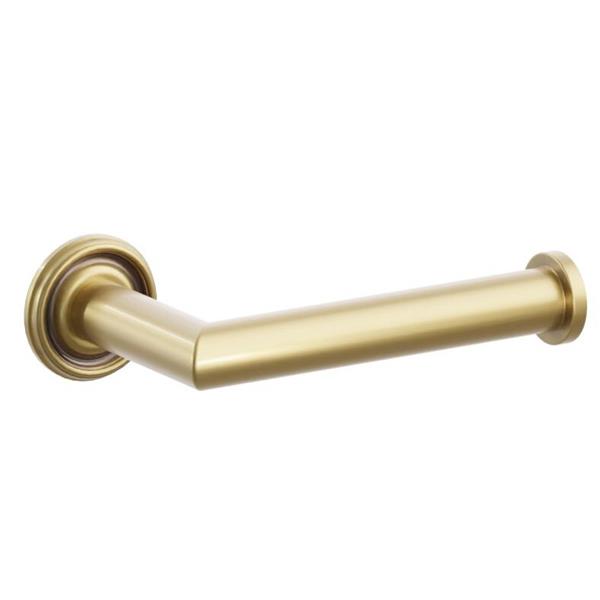 Emtek - Modern Tubular Brass Paper Holder, Single Post